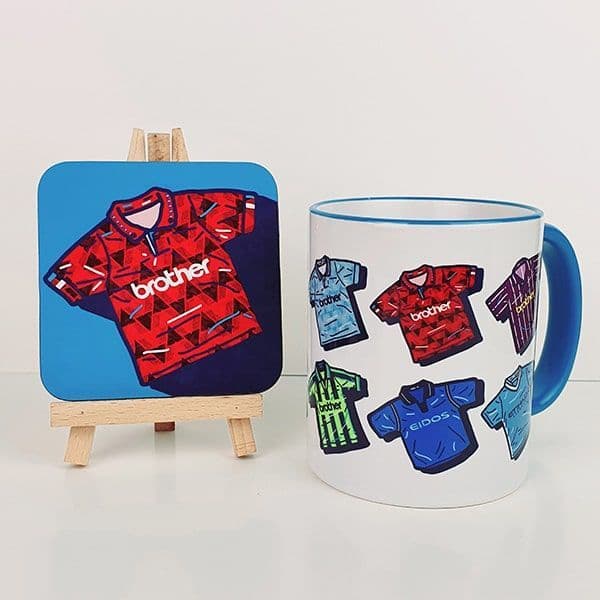 1990 Away Kit Coaster