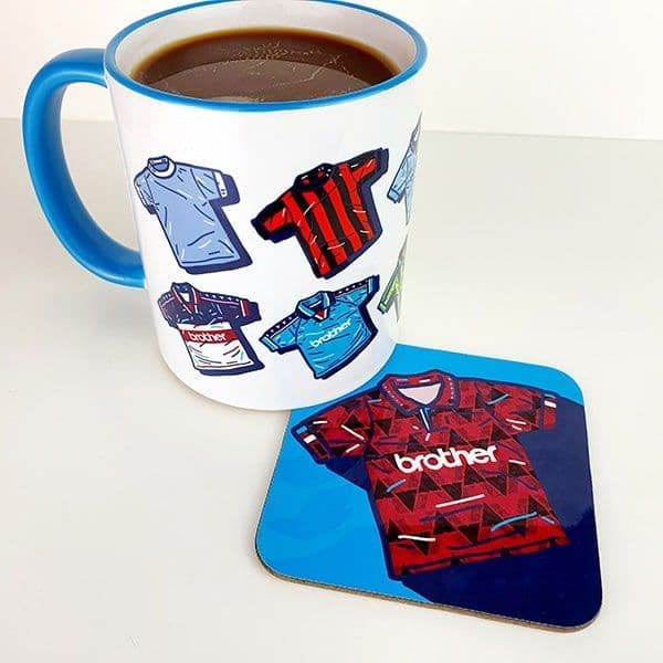 1990 Away Kit Coaster