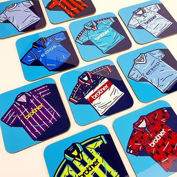 1990 Away Kit Coaster