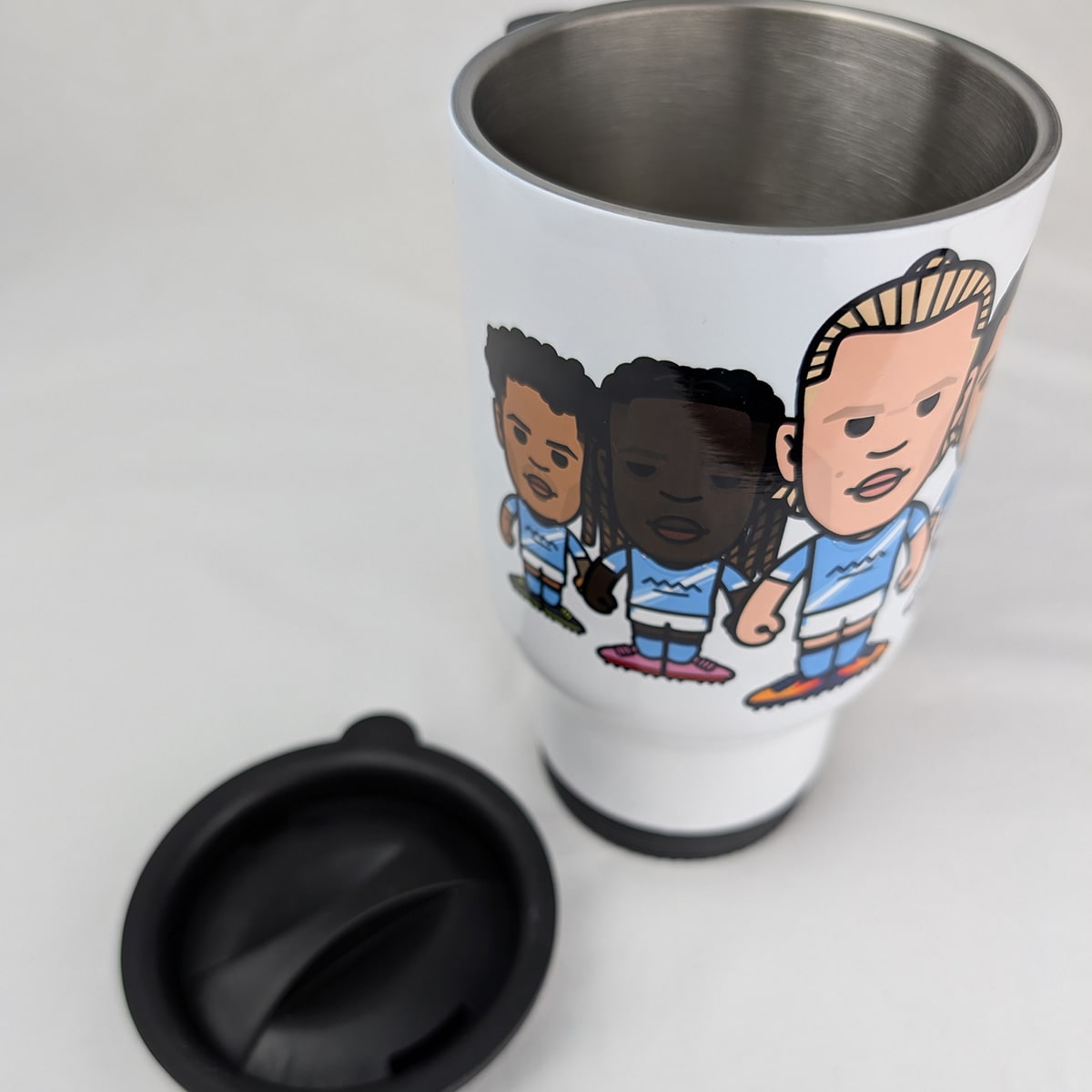 City Attack With Haaland Thermal Travel Mug