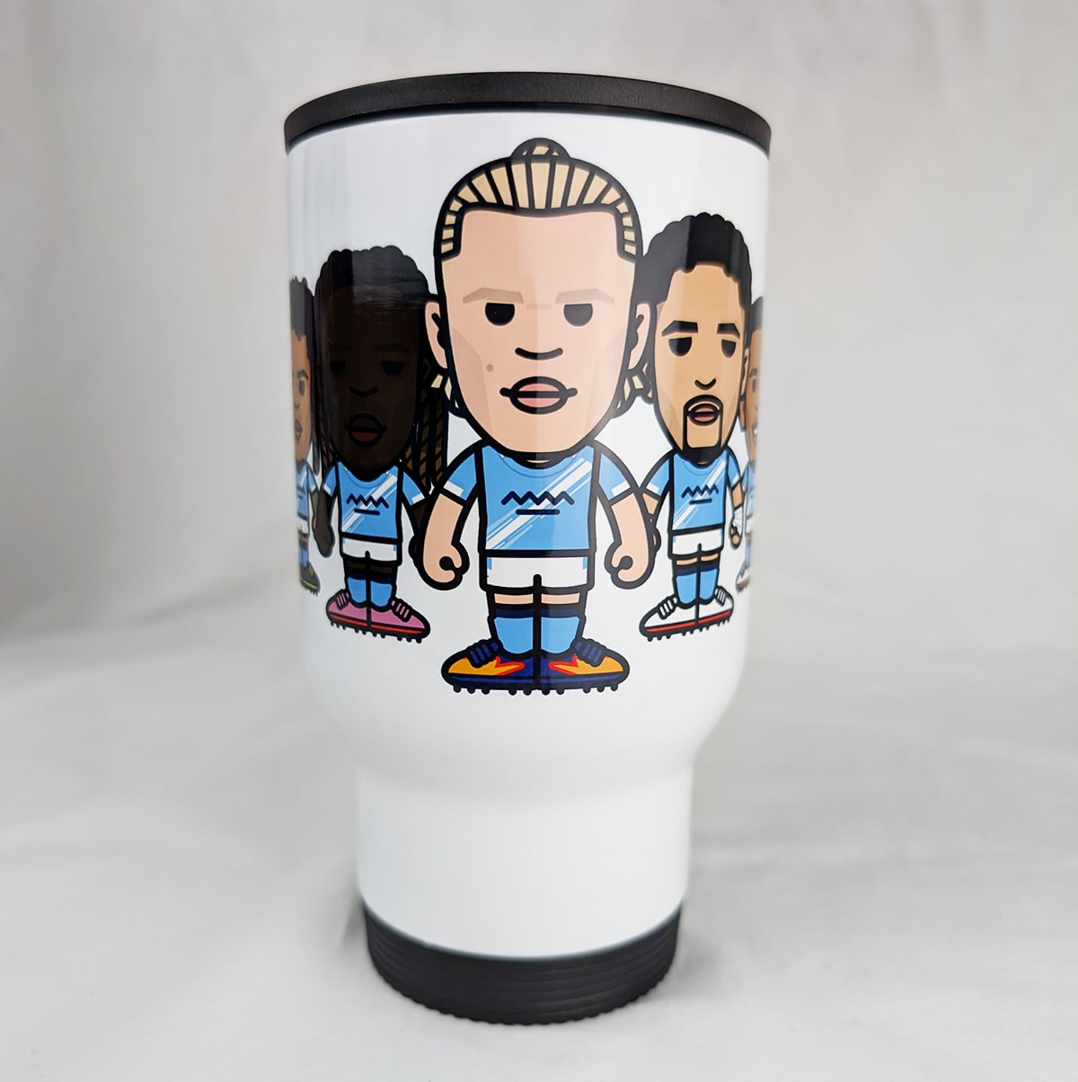 City Attack With Haaland Thermal Travel Mug