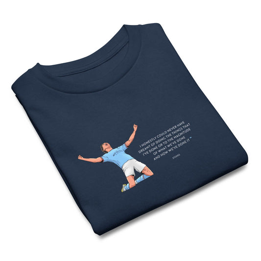 Children's John Stones Navy T-shirt