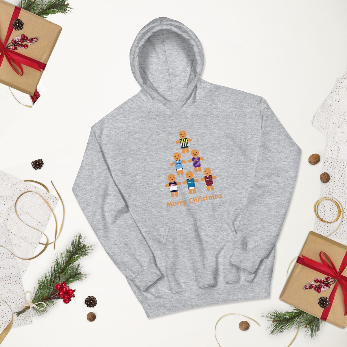 Gingerbread City Kits Christmas Hoodie