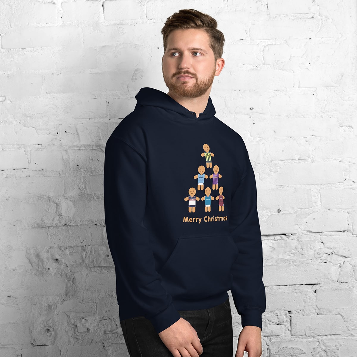 Gingerbread City Kits Christmas Hoodie