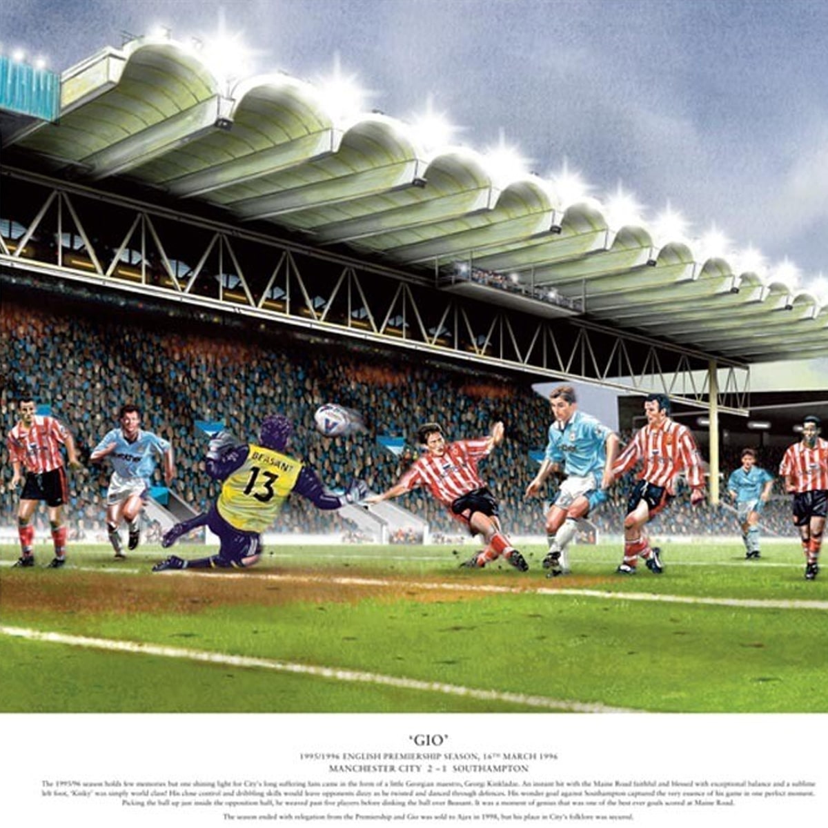 "Gio" Kinkladze Southampton goal