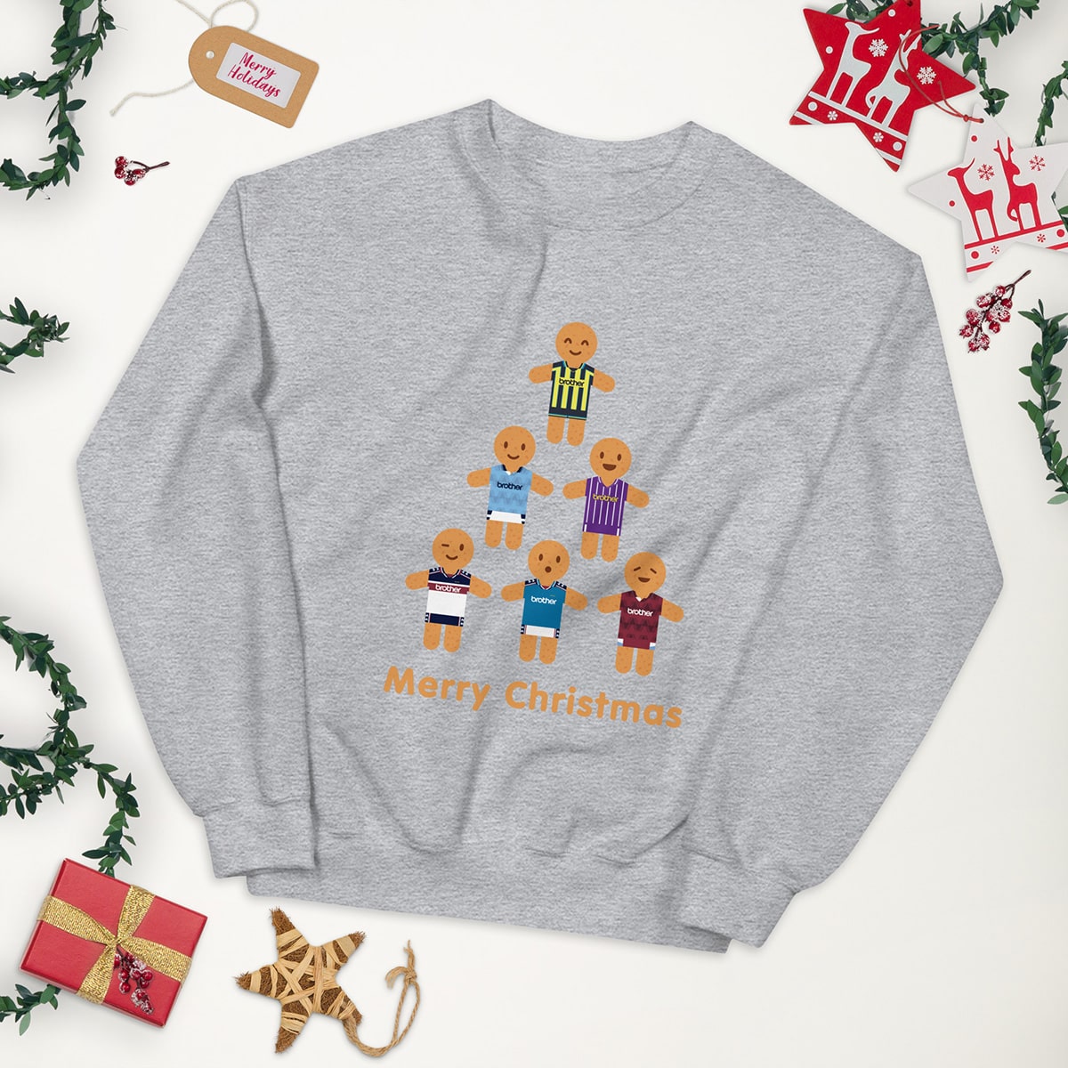 Gingerbread City Kits Christmas Sweatshirt