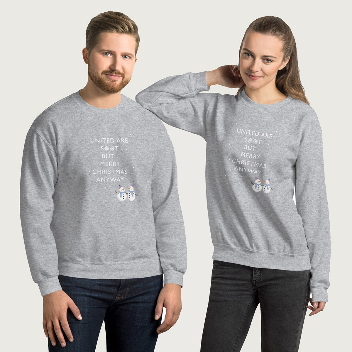 United Are S**t Christmas Sweatshirt