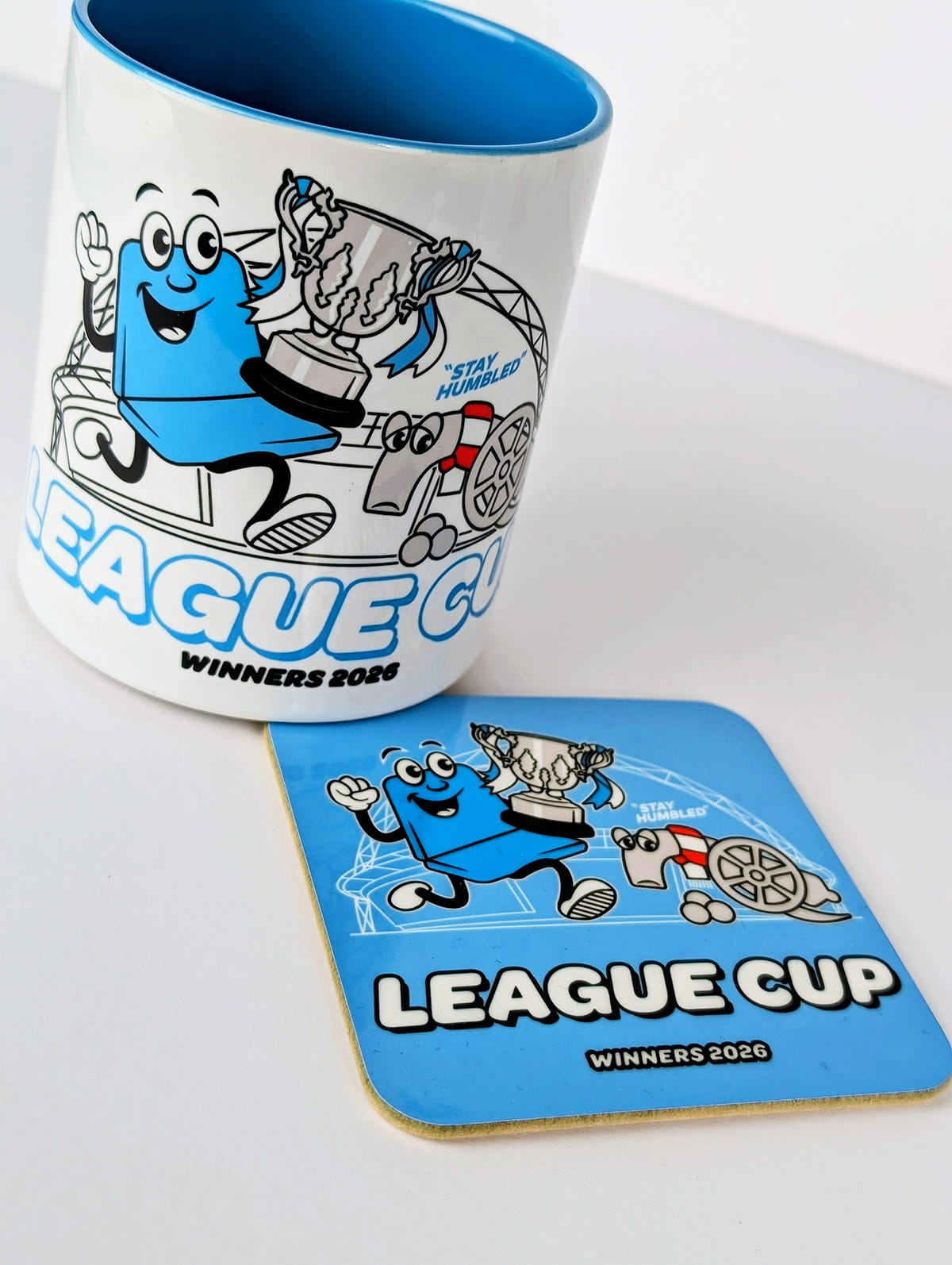 League Cup Winners Stay Humbled Mug