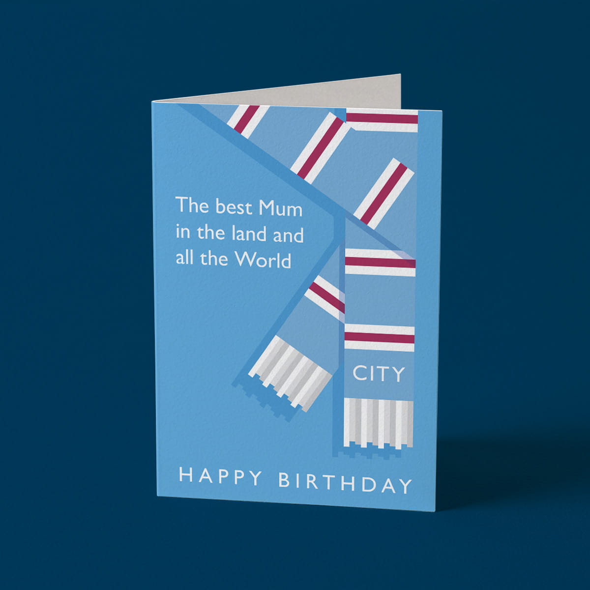 Best Mum in the Land City Birthday Card