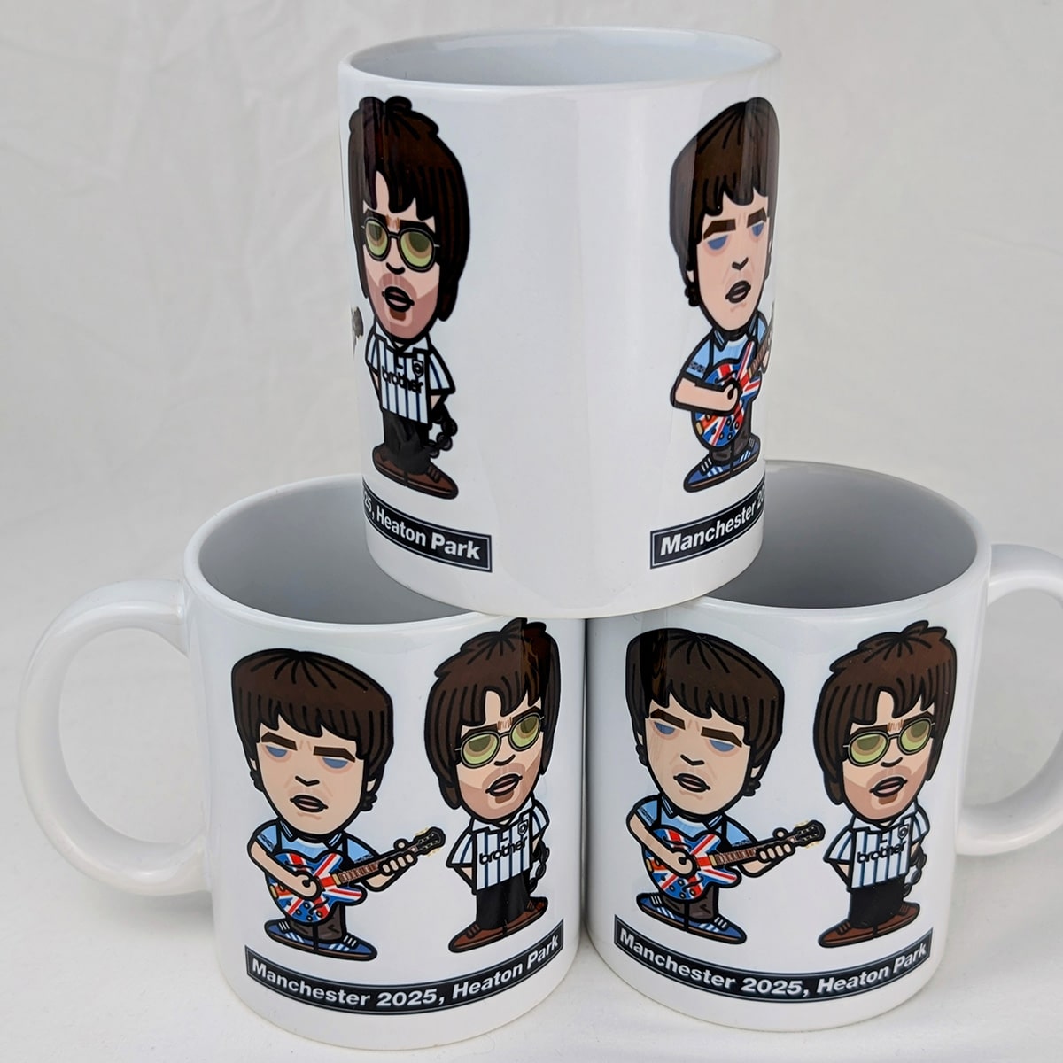 Noel and Liam Manchester Mug