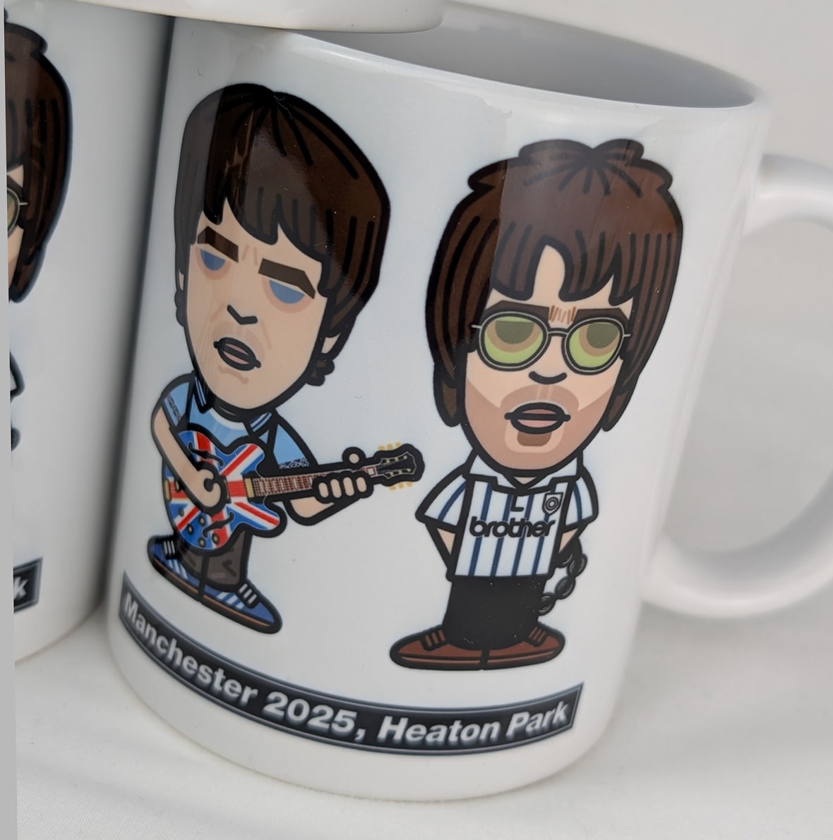 Noel and Liam Manchester Mug