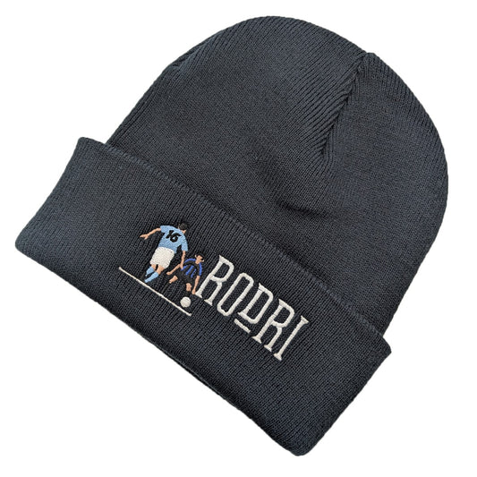 Rodri Navy Beanie Hat