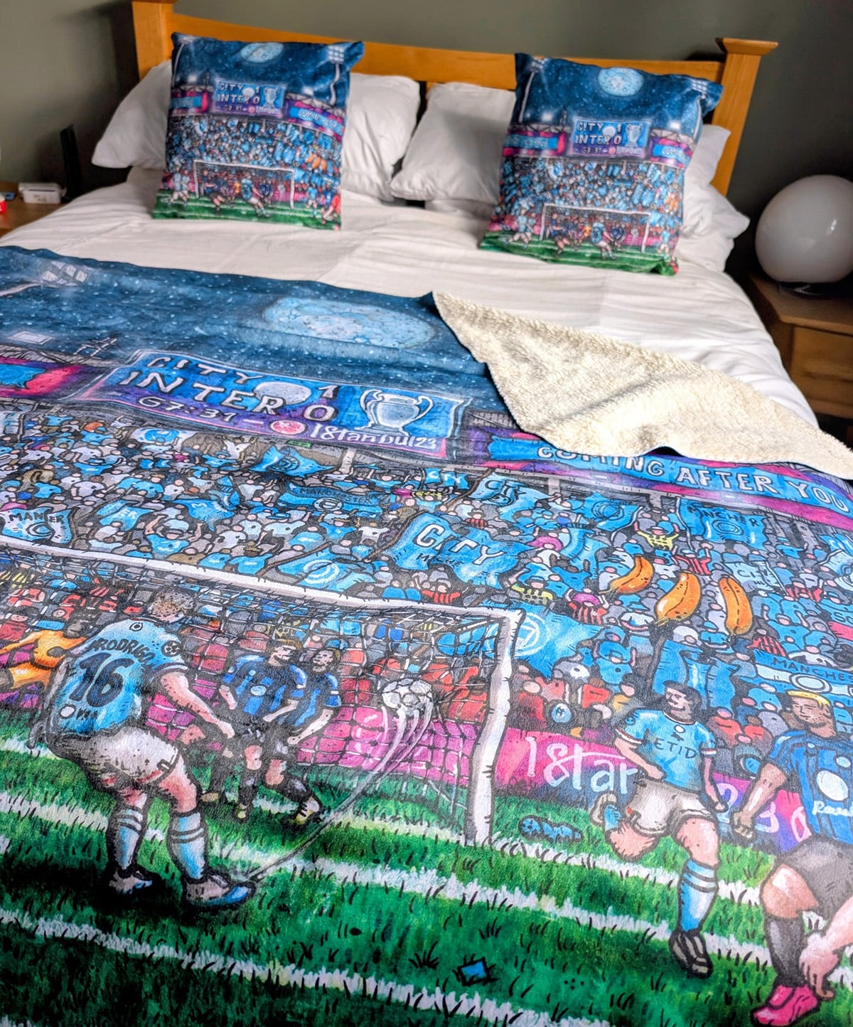 Rodri Istanbul Goal Sherpa Blanket