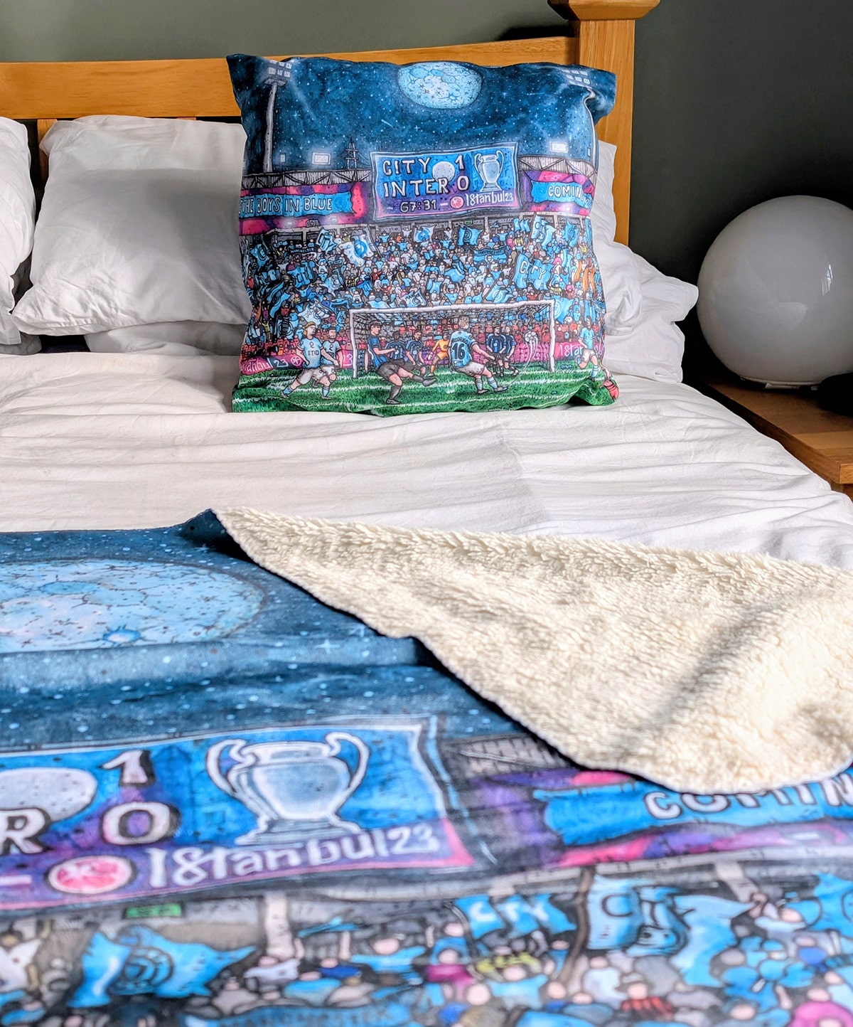 Rodri Istanbul Goal Sherpa Blanket