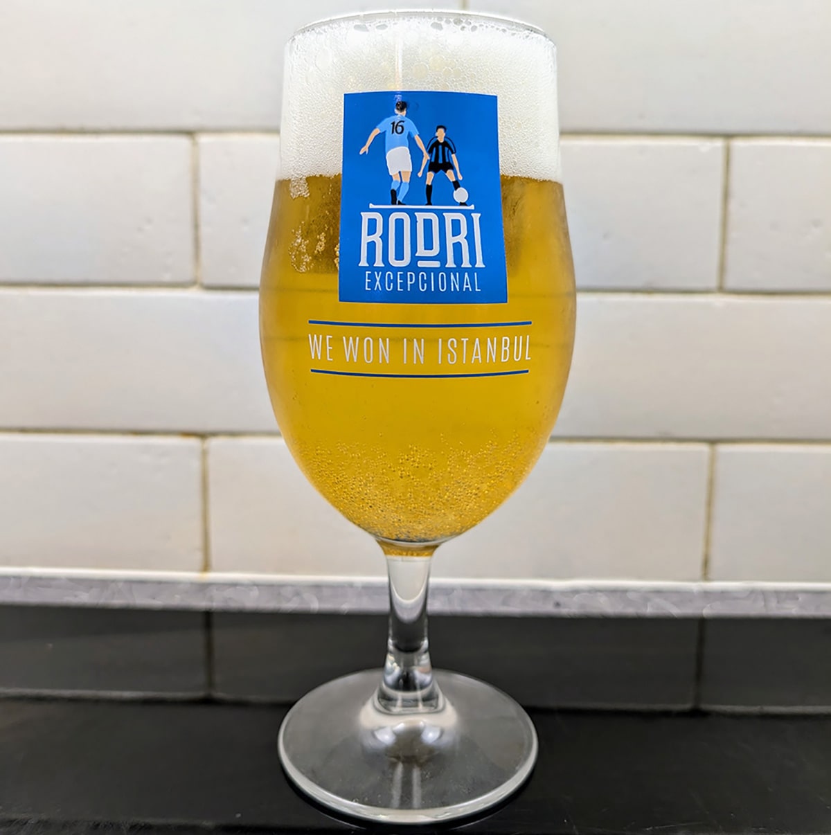 Rodri Istanbul Pint Glass