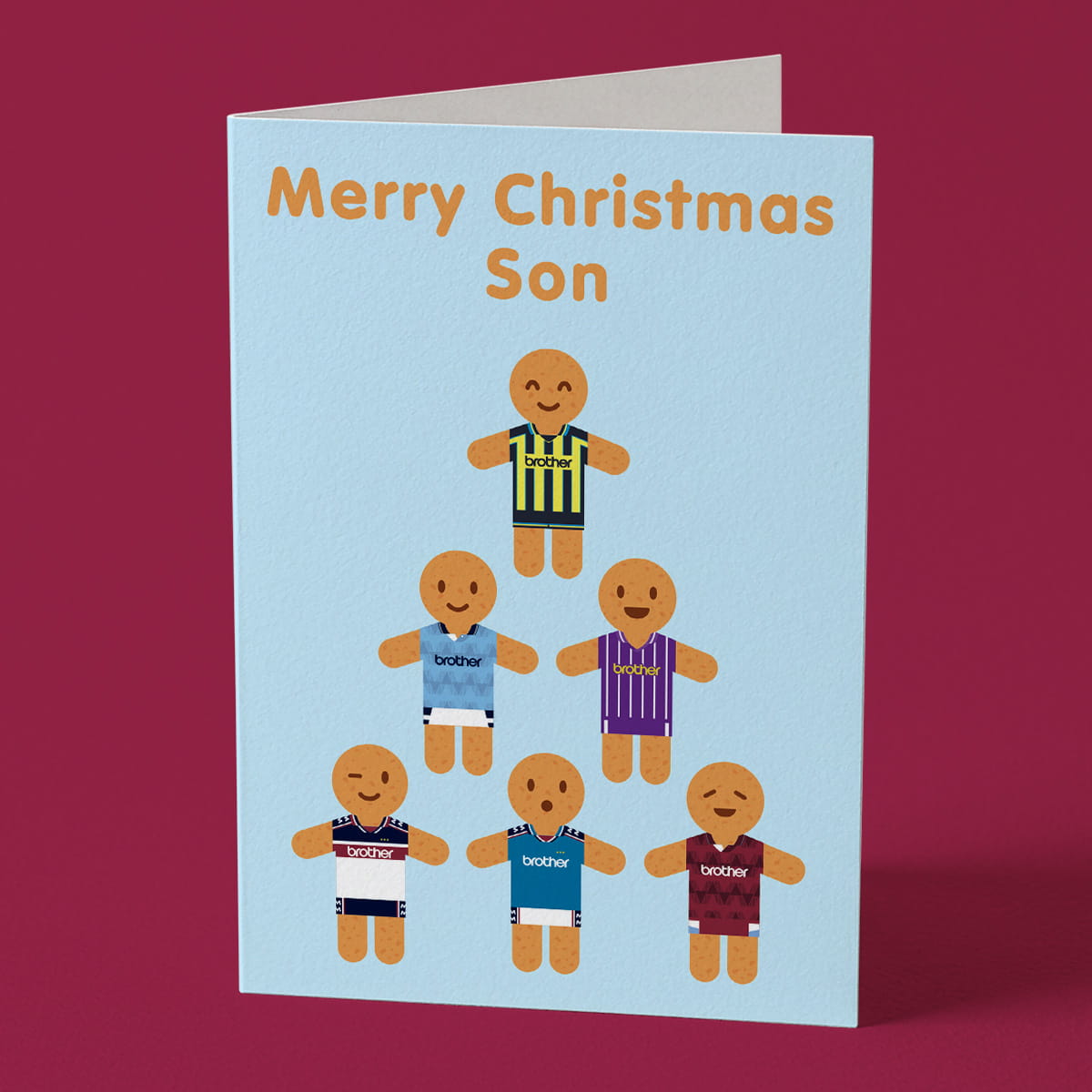 Son Gingerbread Christmas Card