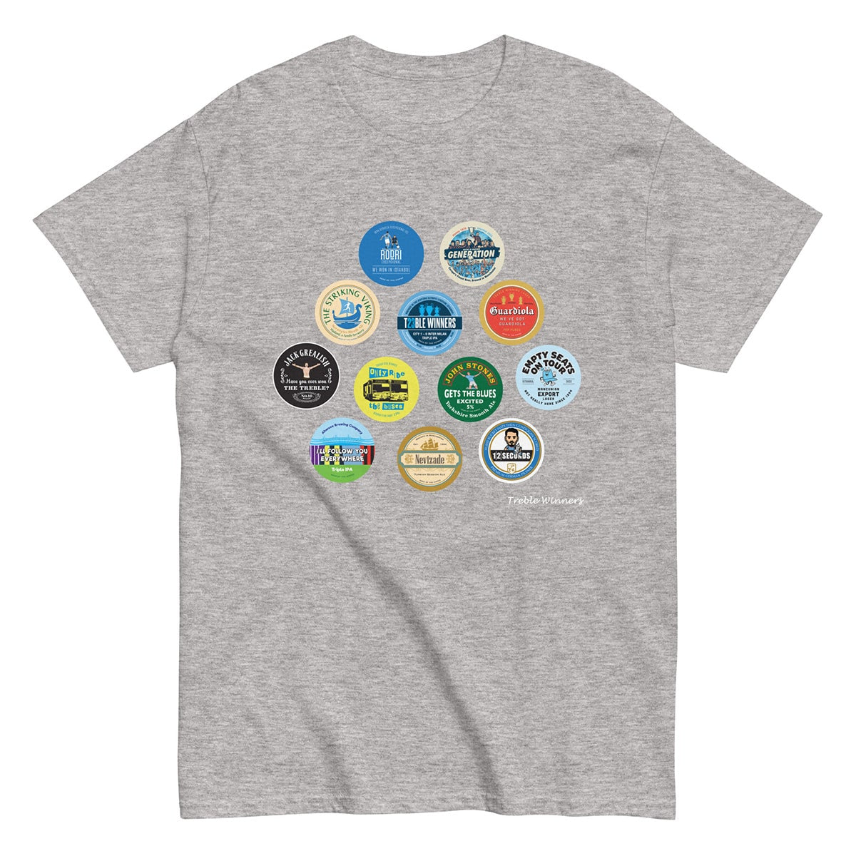 Treble Winners Beer Mat T-shirt