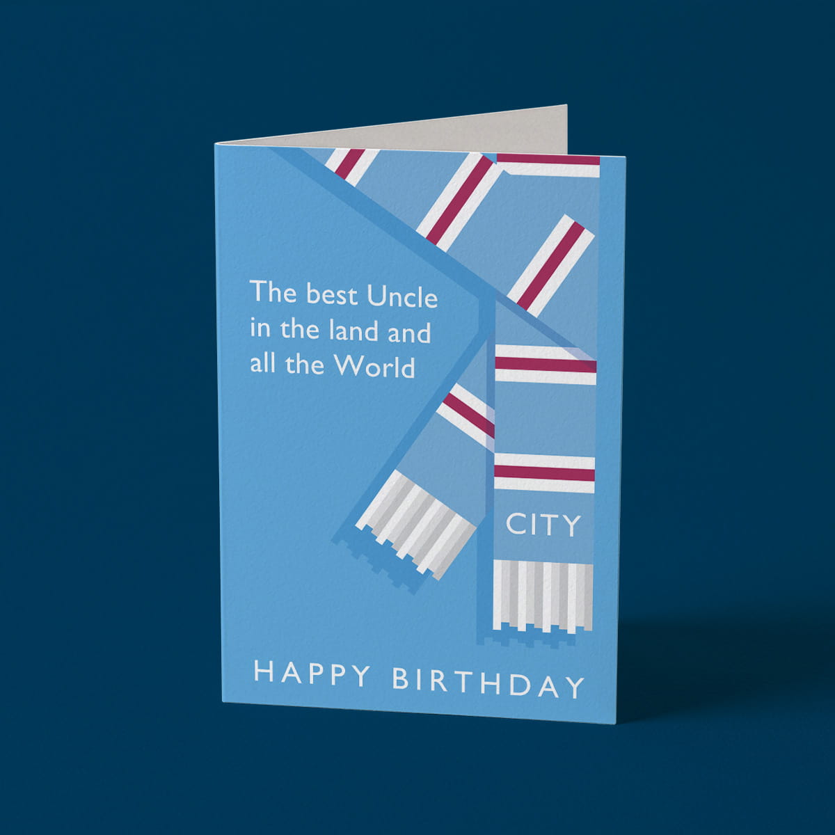 Best Uncle in the Land City Birthday Card