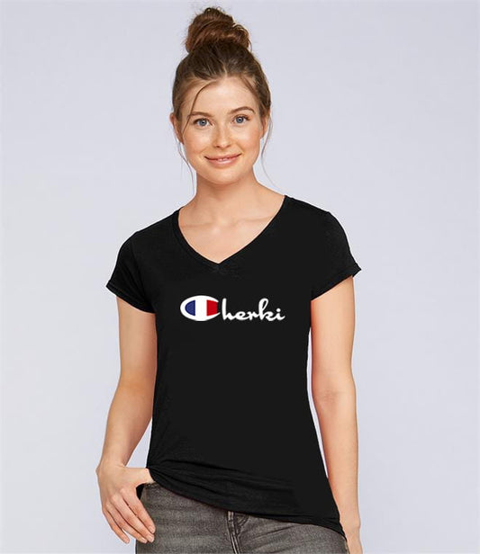 Women's Cherki Black T-shirt