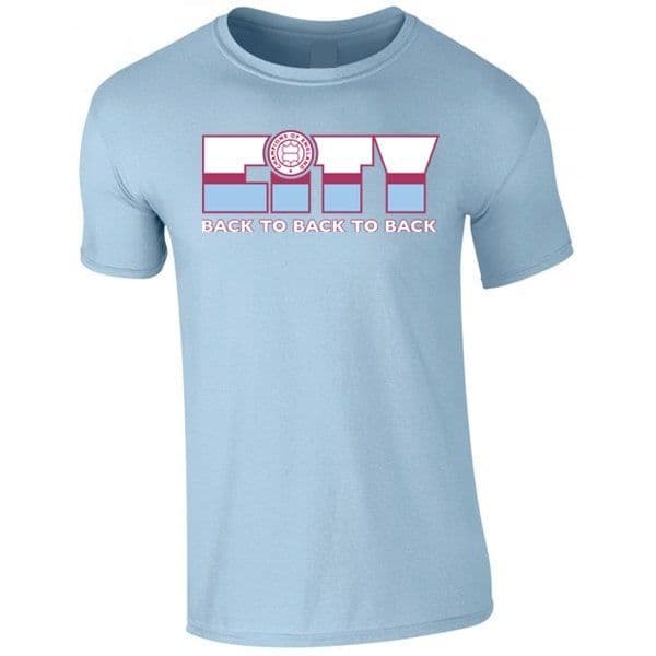 Back To Back Champions Sky Blue T-shirt