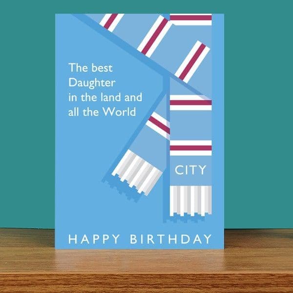 Best Daughter in the Land City Birthday Card