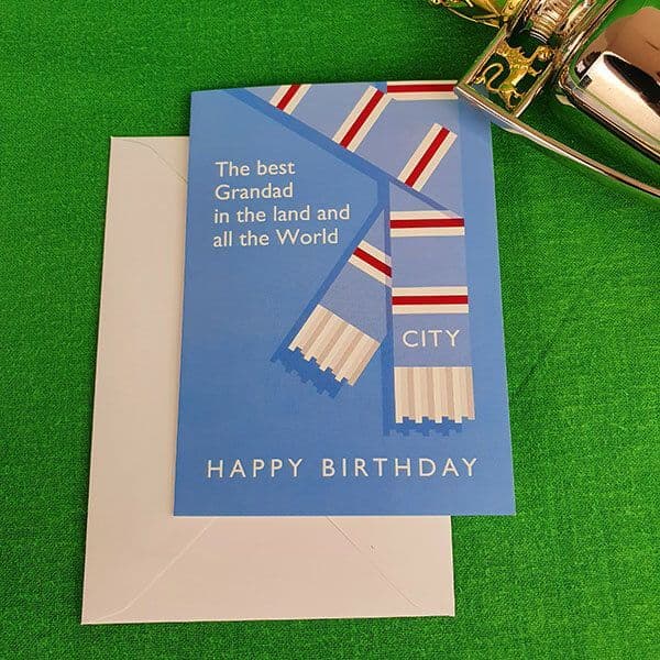 Best Grandad in the Land City Birthday Card