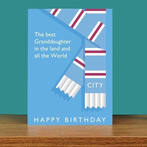 Best Granddaughter in the Land City Birthday Card