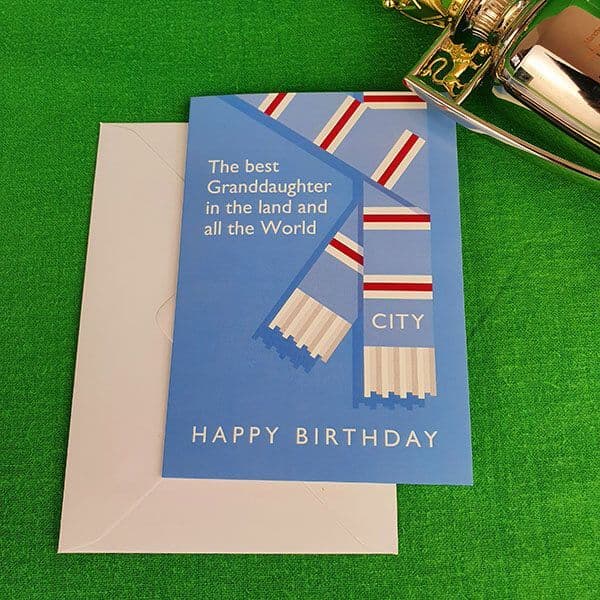 Best Granddaughter in the Land City Birthday Card
