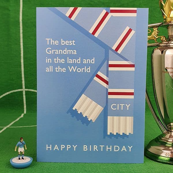 Best Grandma in the Land City Birthday Card