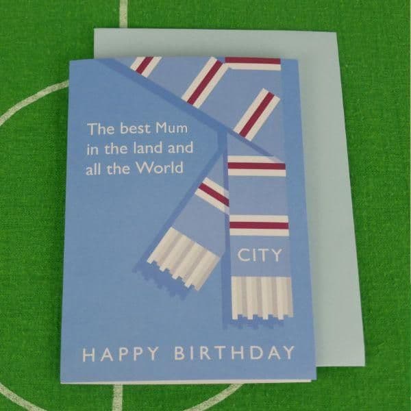 Best Mum in the Land City Birthday Card