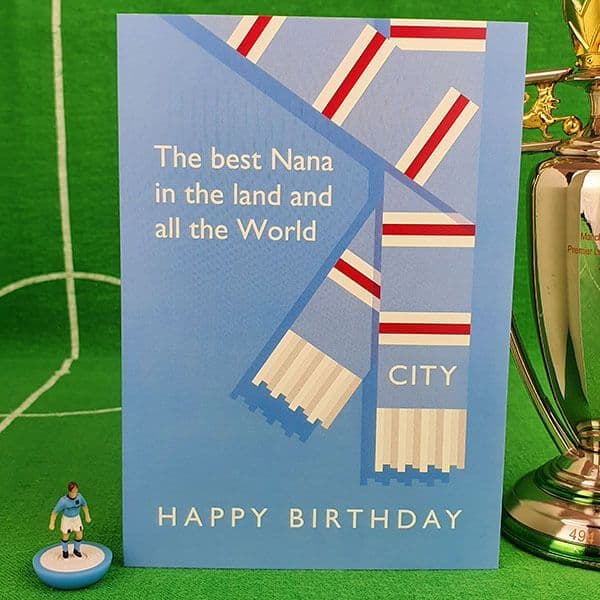 Best Nana in the Land City Birthday Card