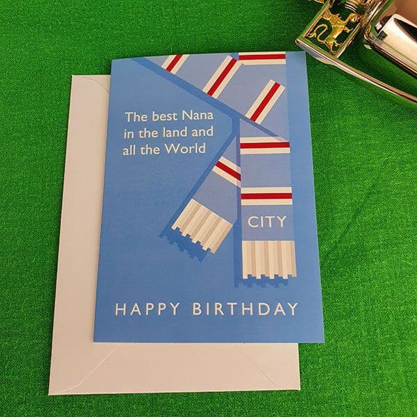 Best Nana in the Land City Birthday Card