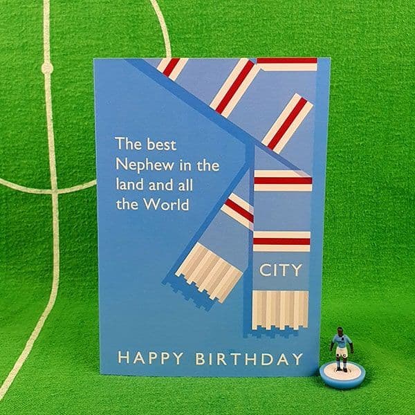 Best Nephew in the Land City Birthday Card