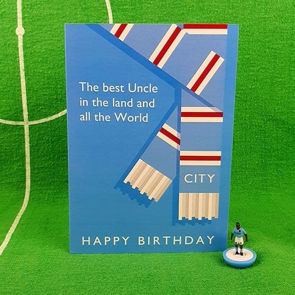 Best Uncle in the Land City Birthday Card