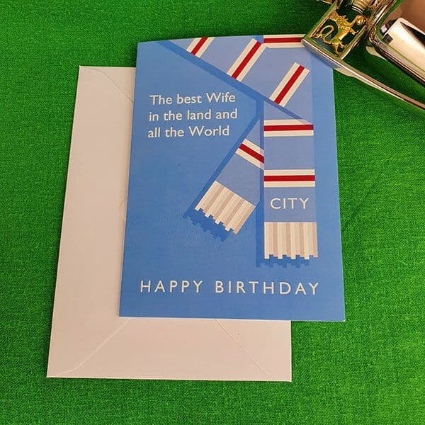 Best Wife in the Land City Birthday Card