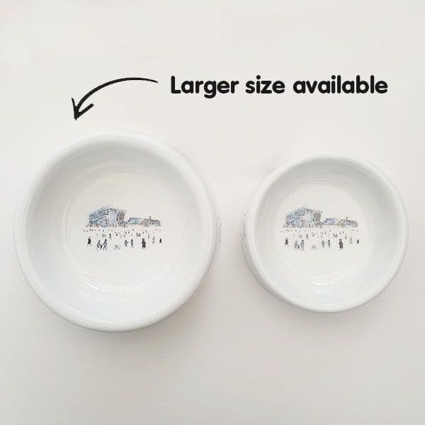 Bone China City of Manchester Stadium Pet Bowl