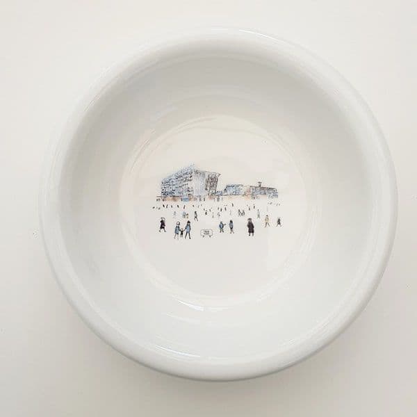 Bone China Maine Road Pet Bowl