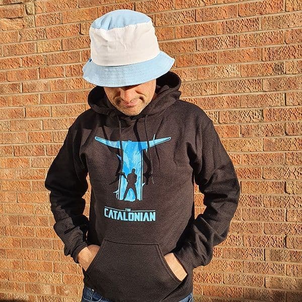 Catalonian Black Hoodie