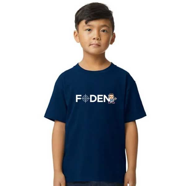 Children's Foden Celebration Navy T-shirt