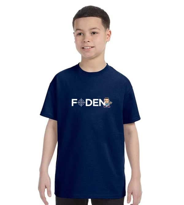 Children's Foden Celebration Navy T-shirt