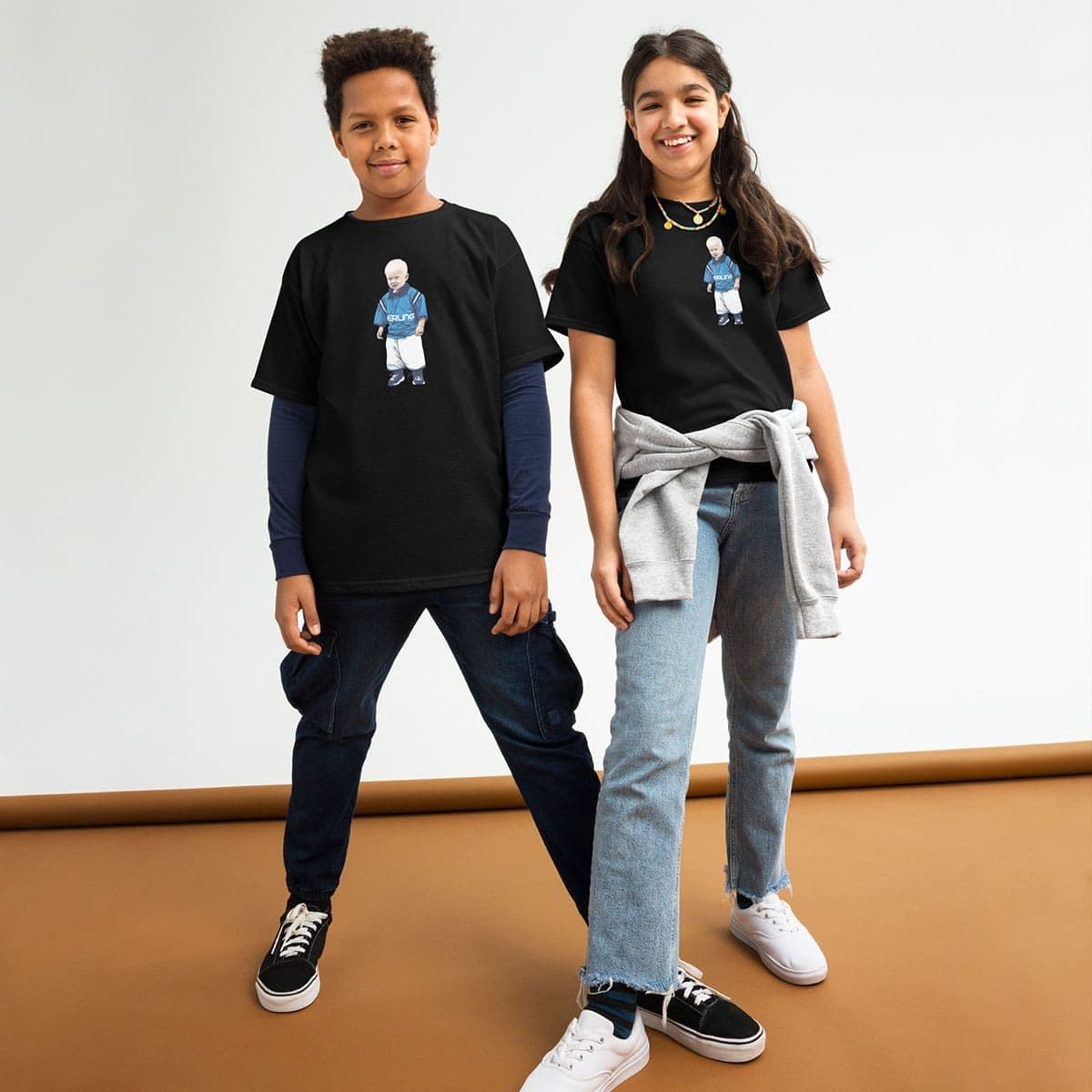 Children's Little City Black T-shirt