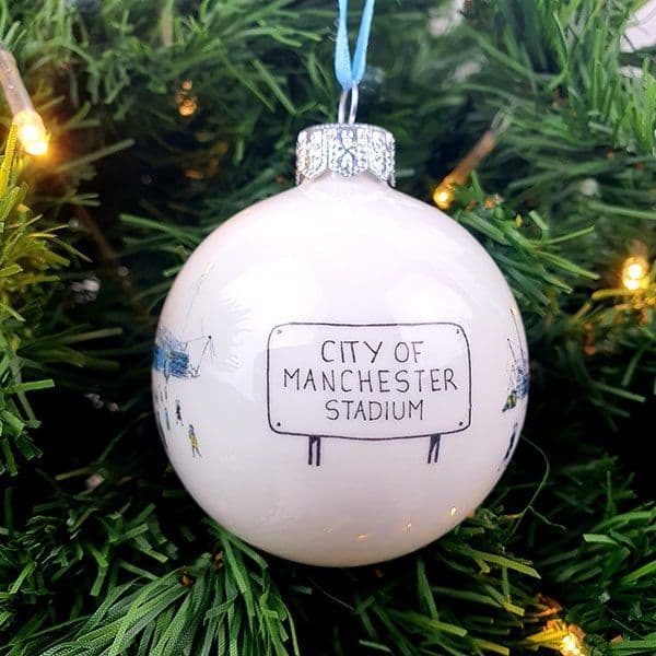 City of Manchester Stadium Christmas Bauble