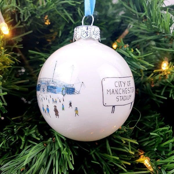 City of Manchester Stadium Christmas Bauble