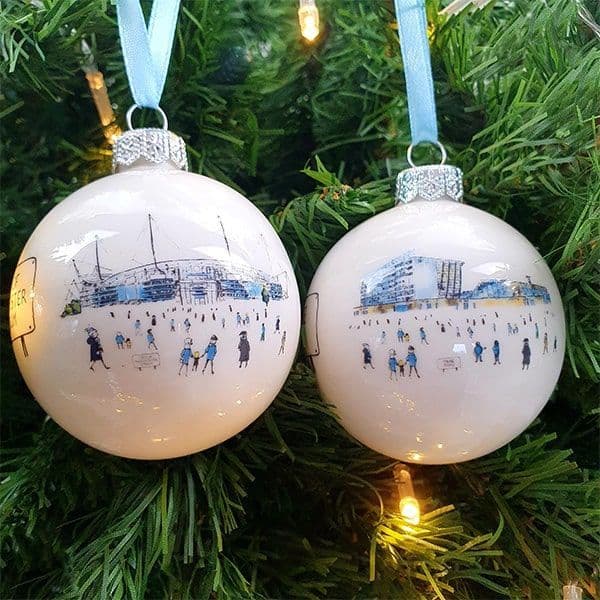 City of Manchester Stadium Christmas Bauble