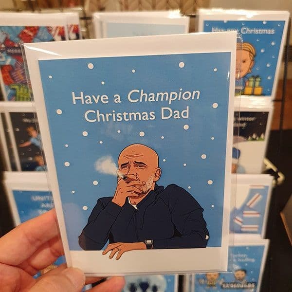 Dad Champion Christmas Card