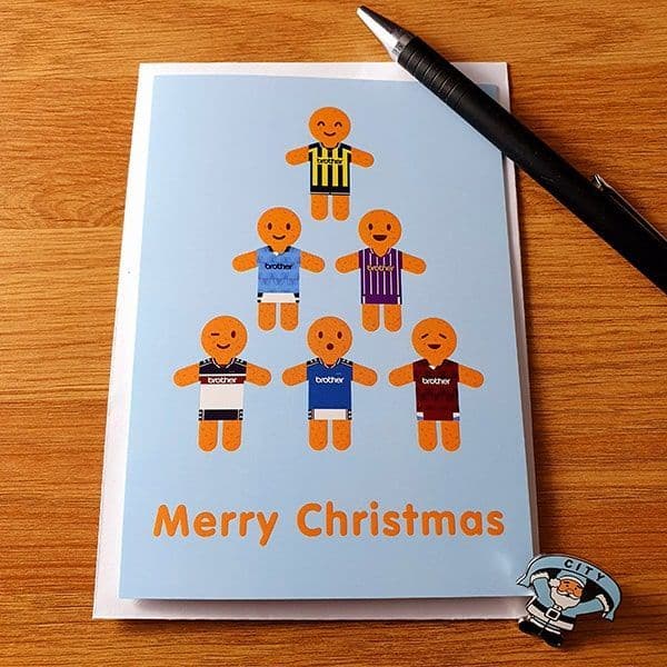 Gingerbread Men Kits Christmas Card