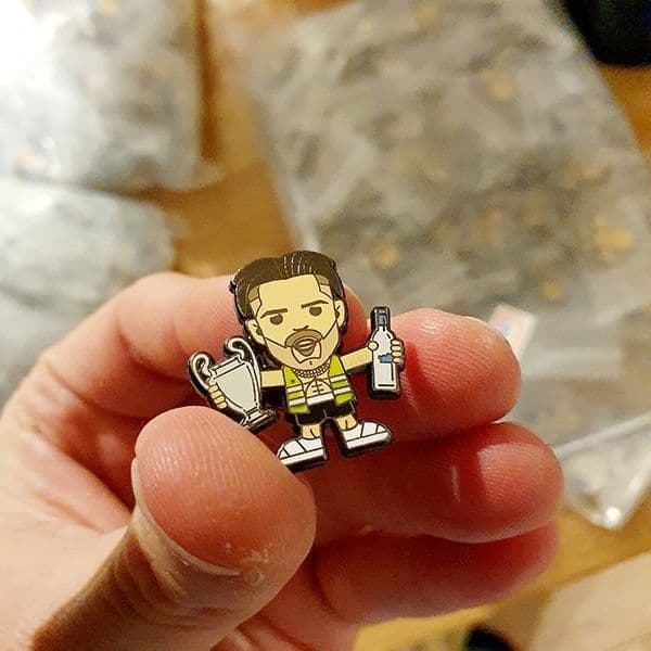 Grealish Treble Celebration Pin Badge
