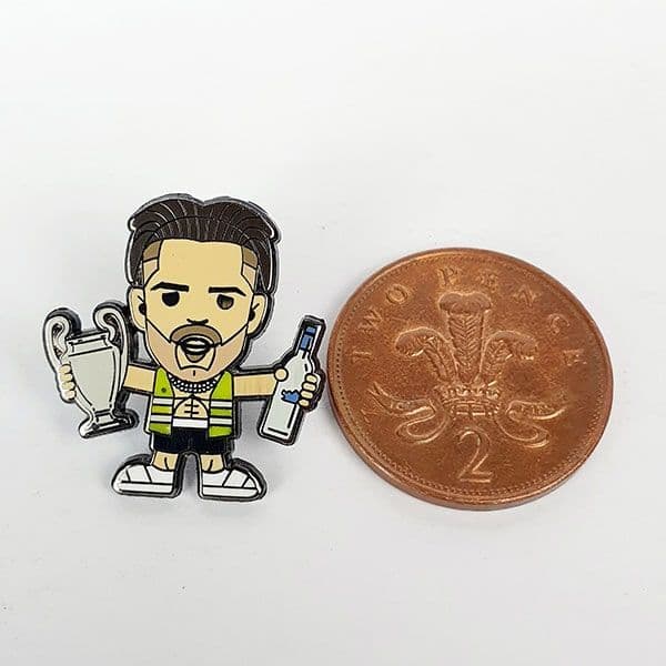 Grealish Treble Celebration Pin Badge