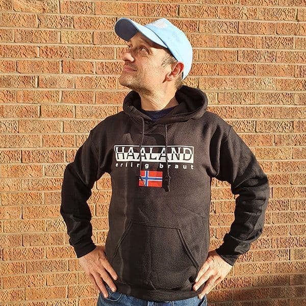 Haaland Black Hoodie