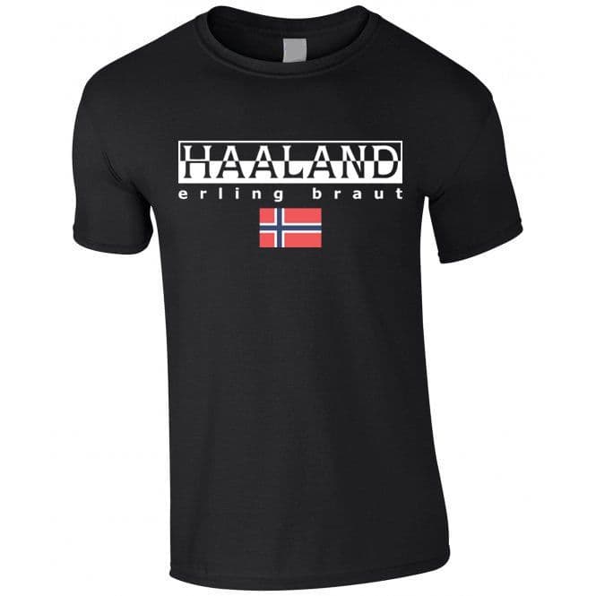 Haaland Black T-shirt